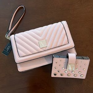 orchard Blush wristlet and wallet from Victoria secret